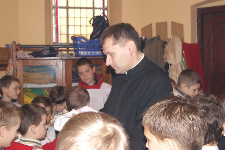 Obłóczyny ministrantów