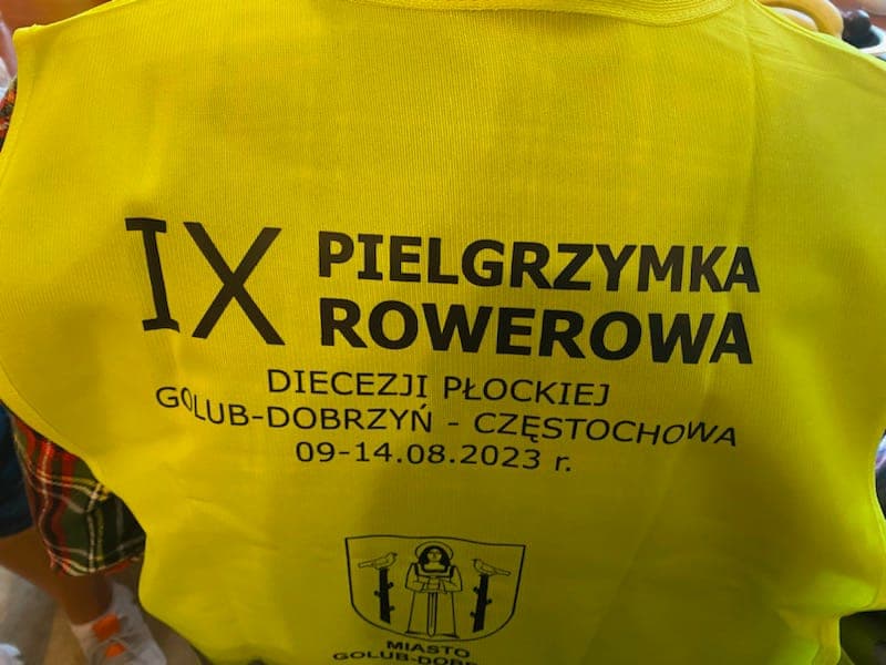Wizyta pielgrzymki rowerowej z Golubia-Dobrzynia na Jasną Górę