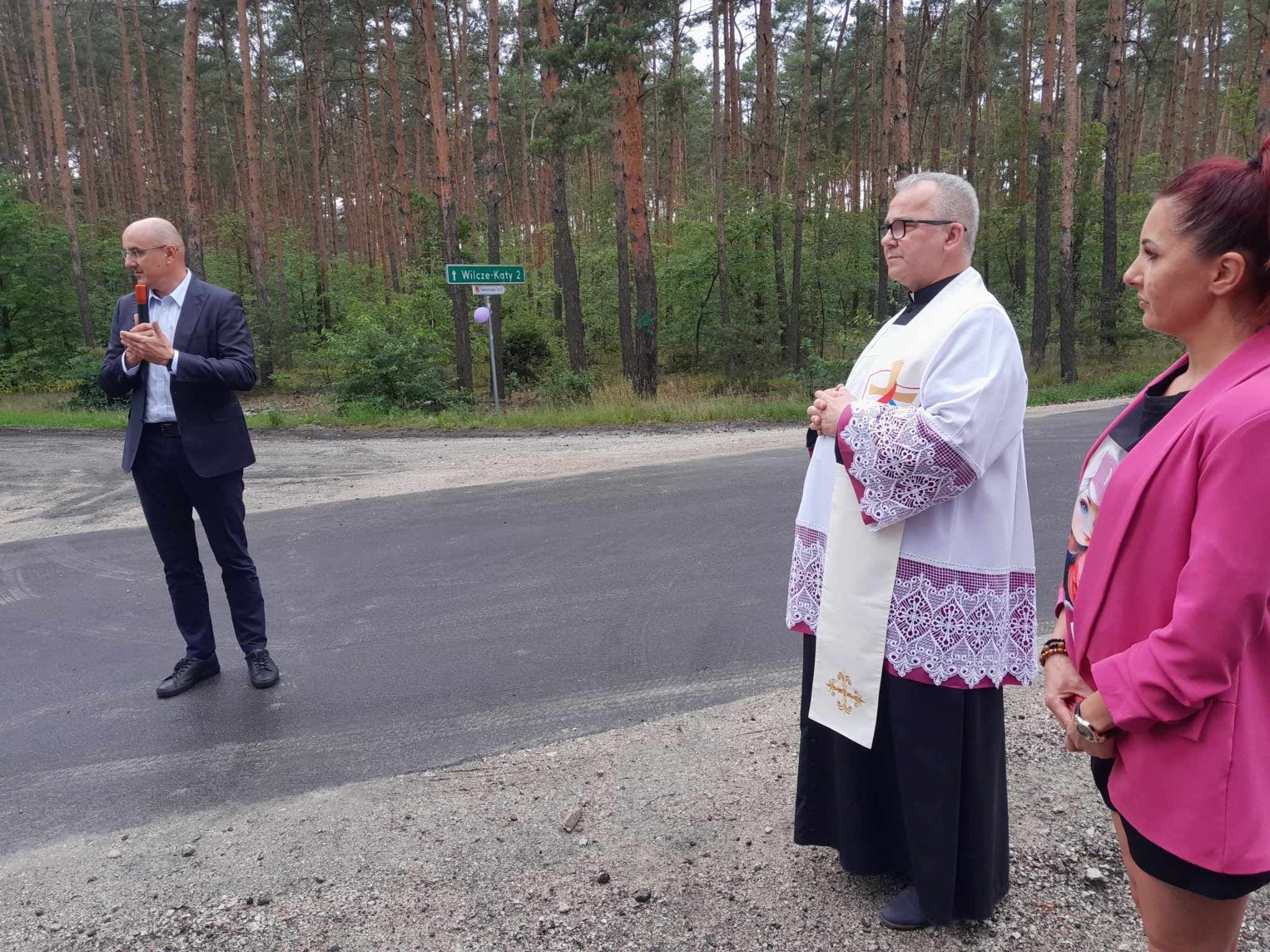 Poświęcenie nowej drogi Witowąż-Pokrzywno-Nowogródek